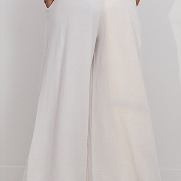 LUNYA Cozy cotton silk relaxed ankle pant sincere white small - Picture 2 of 2